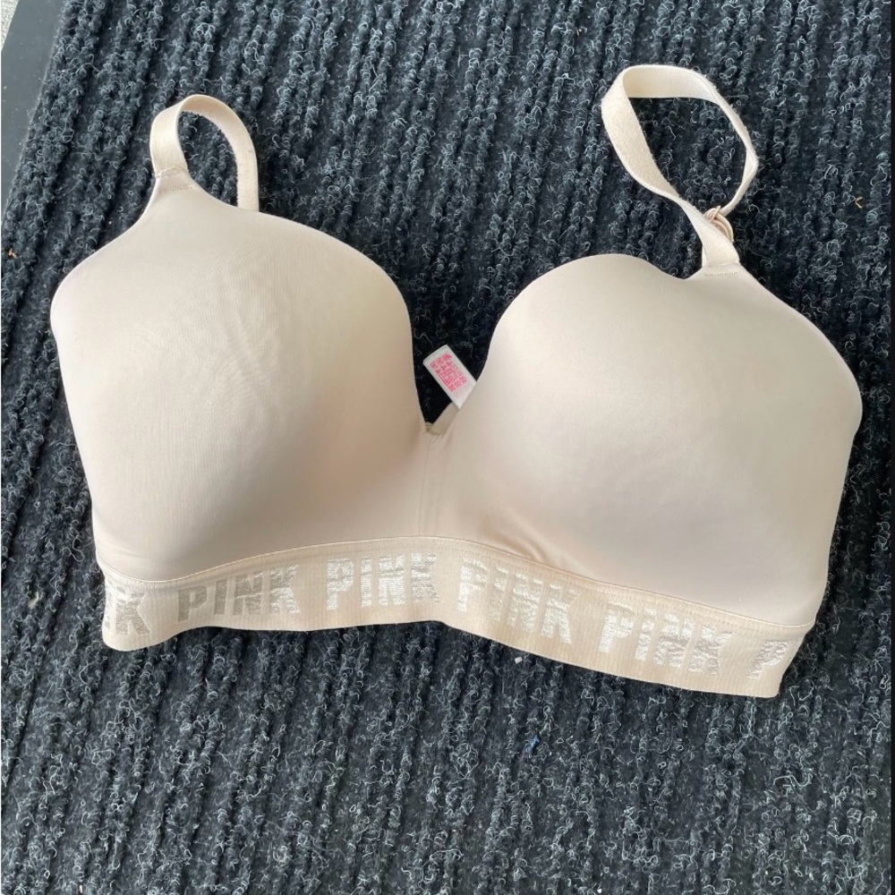 Victoria Secret PINK Everywhere Wireless Lightly Lined Bra size 34DD